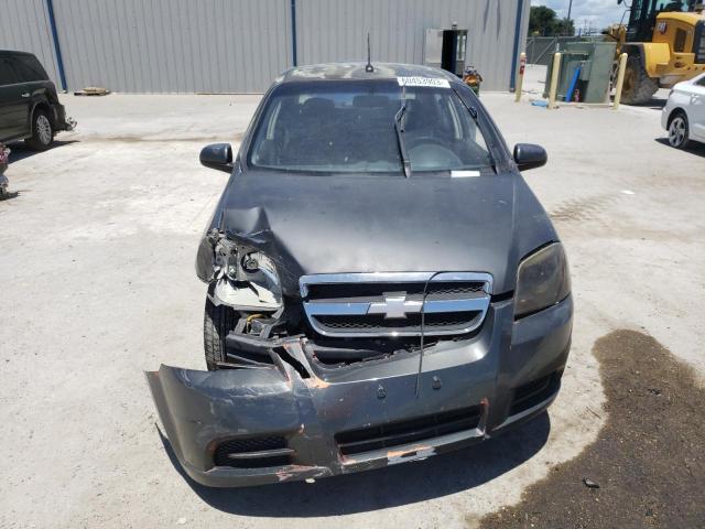KL1TD56E29B382008 - 2009 CHEVROLET AVEO LS 灰色 照片 5