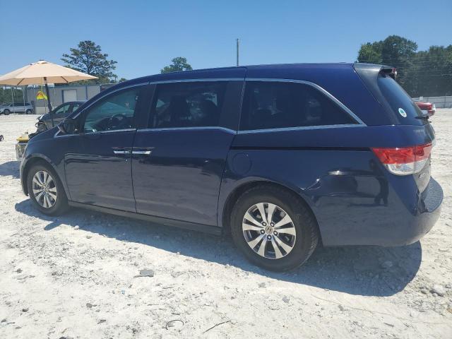 5FNRL5H62FB071487 - 2015 HONDA ODYSSEY EXL BLUE photo 2