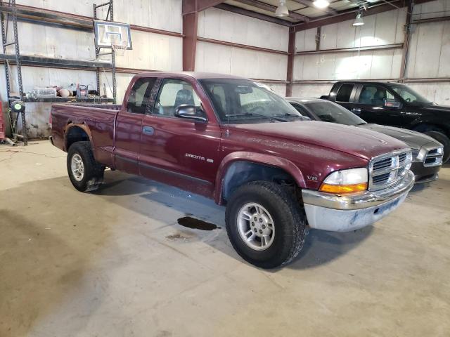 1B7GG22N6YS518130 - 2000 DODGE DAKOTA BURGUNDY photo 4