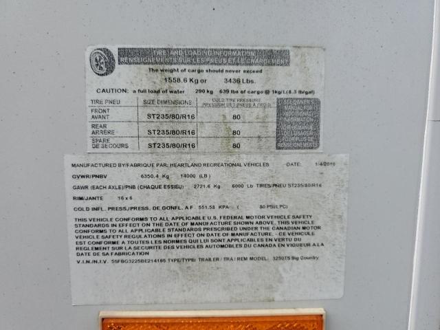 5SFBG3225BE214165 - 2011 HEARTLAND GATEWAY 银色 照片 10