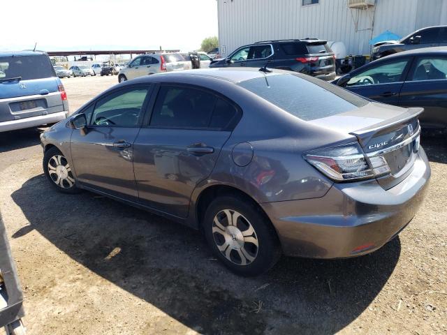 19XFB4F30FE000254 - 2015 HONDA CIVIC HYBRID L GRAY photo 2