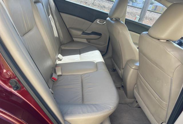 2HGFB2F97CH567345 - 2012 HONDA CIVIC EXL 勃艮第红 照片 6