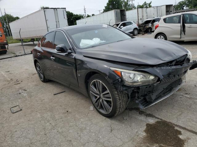 JN1BV7ARXFM404010 - 2015 INFINITI Q50 BASE BLACK photo 4