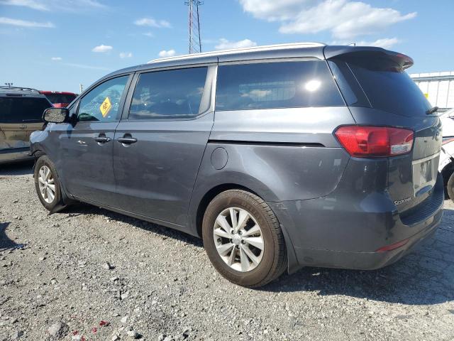 KNDMB5C15G6216821 - 2016 KIA SEDONA LX GRAY photo 2