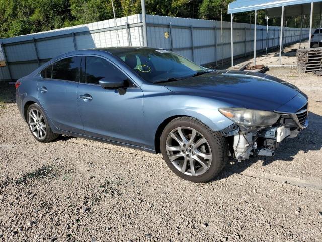 JM1GJ1W61E1132702 - 2014 MAZDA 6 GRAND TOURING BLUE photo 4