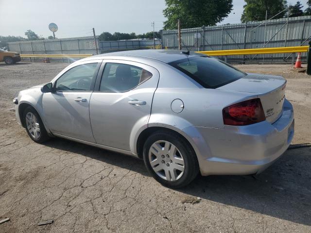 1B3BD4FB2BN558209 - 2011 DODGE AVENGER EXPRESS Srebrny zdjęcie 2