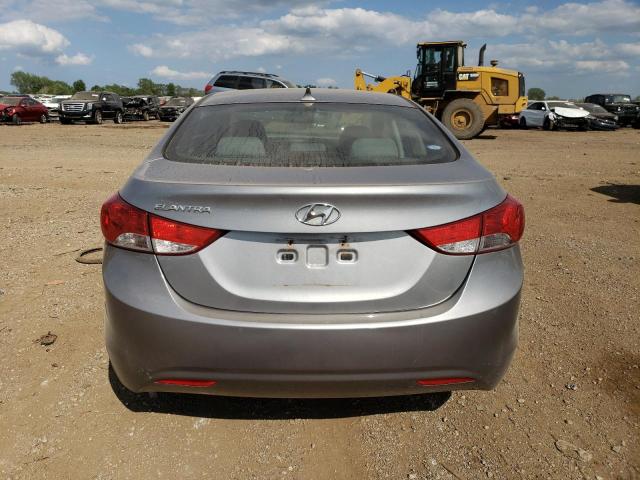 KMHDH4AE4DU986543 - 2013 HYUNDAI ELANTRA GLS GRAY photo 6