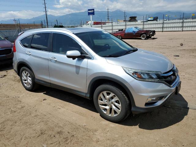 2HKRM4H75FH636428 - 2015 HONDA CR-V EXL SILVER photo 4