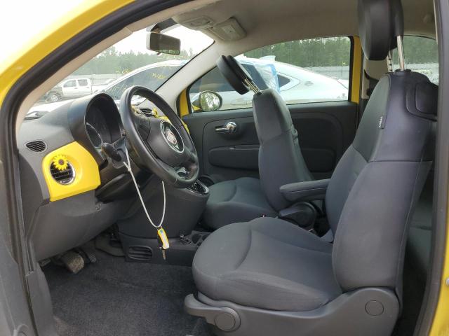 3C3CFFARXDT579734 - 2013 FIAT 500 POP YELLOW photo 7