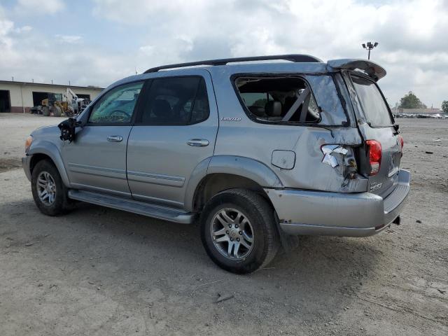 5TDBT48A47S288262 - 2007 TOYOTA SEQUOIA LIMITED SILVER photo 2