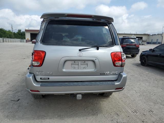 5TDBT48A47S288262 - 2007 TOYOTA SEQUOIA LIMITED SILVER photo 6