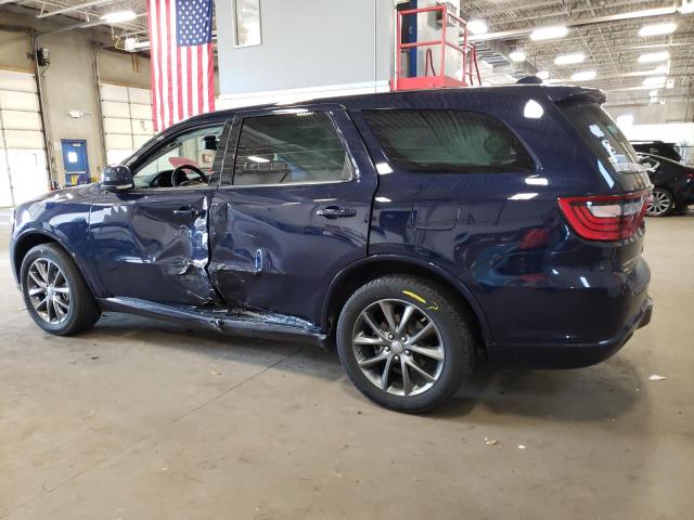 1C4RDJDG8HC883963 - 2017 DODGE DURANGO GT BLUE photo 2