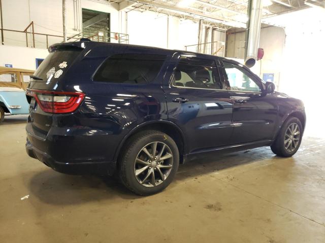 1C4RDJDG8HC883963 - 2017 DODGE DURANGO GT BLUE photo 3