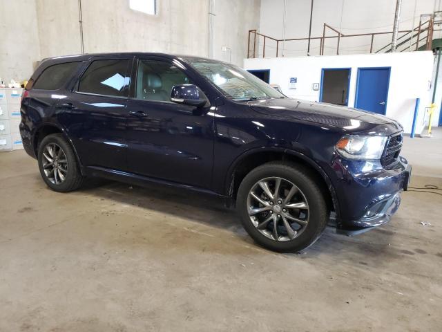 1C4RDJDG8HC883963 - 2017 DODGE DURANGO GT BLUE photo 4