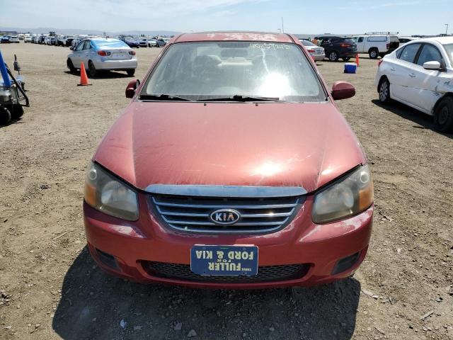 KNAFE222795645084 - 2009 KIA SPECTRA EX RED photo 5