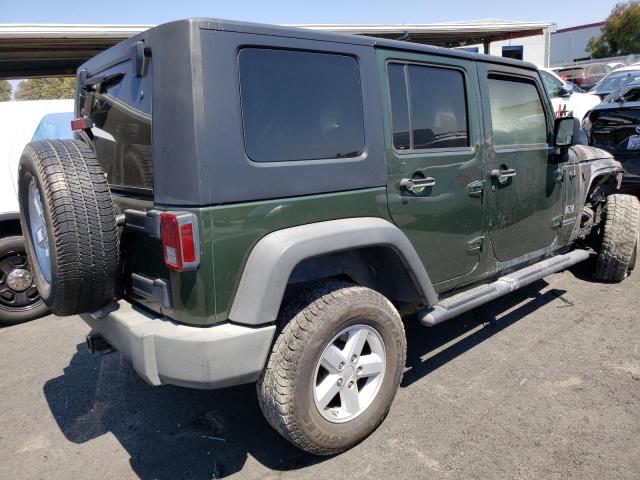 1J8GA39148L502912 - 2008 JEEP WRANGLER U X GREEN photo 3