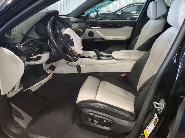 5UXKU6C5XG0R33971 - 2016 BMW X6 XDRIVE50I BLUE photo 7