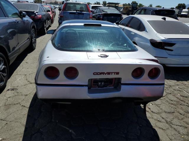 1G1YY2187H5113477 - 1987 CHEVROLET CORVETTE SILVER photo 6