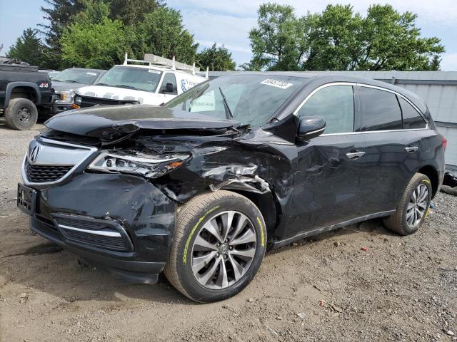 5FRYD4H4XGB015038 - 2016 ACURA MDX TECHNOLOGY BLACK photo 1