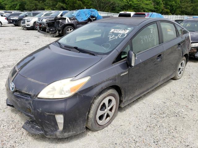 JTDKN3DU0C5379274 - 2012 TOYOTA PRIUS GRAY photo 2