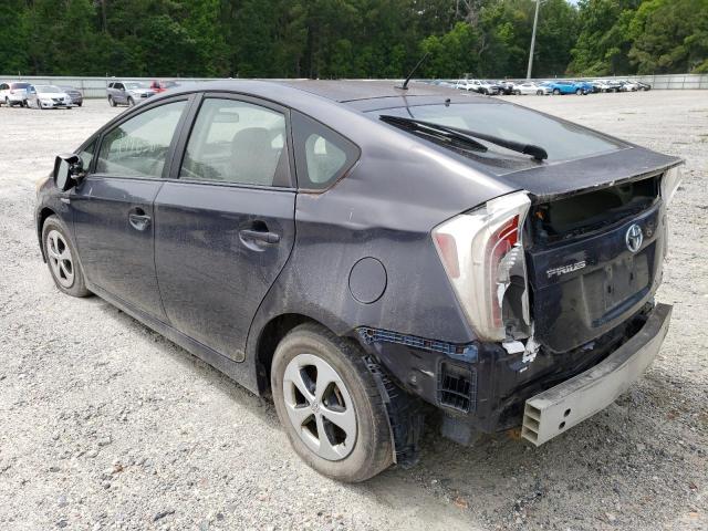 JTDKN3DU0C5379274 - 2012 TOYOTA PRIUS GRAY photo 3