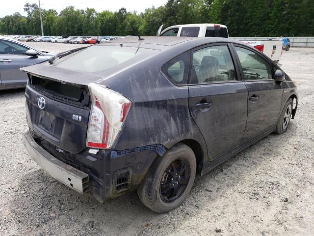 JTDKN3DU0C5379274 - 2012 TOYOTA PRIUS GRAY photo 4