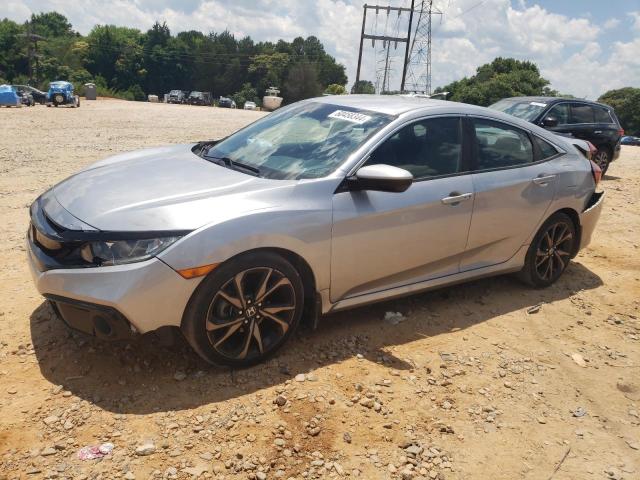 2HGFC2F89KH599667 - 2019 HONDA CIVIC SPORT SILVER photo 1