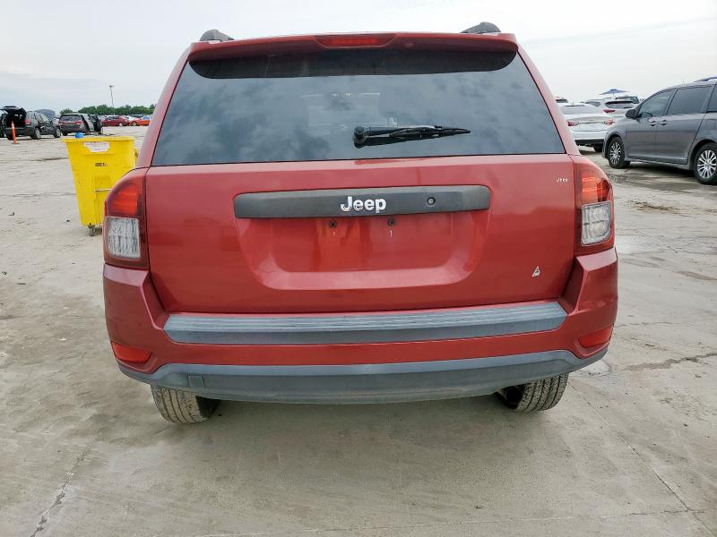 1C4NJCBAXED720366 - 2014 JEEP COMPASS SPORT Красный фото 6
