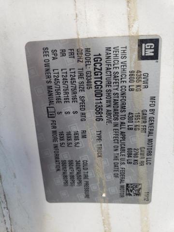 1GCZGTCG0D1135816 - 2013 CHEVROLET EXPRESS G3 白色 照片 13