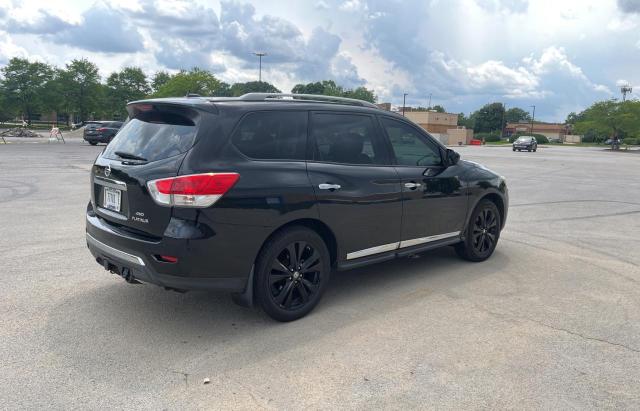 5N1AR2MM7EC664560 - 2014 NISSAN PATHFINDER S BLACK photo 4