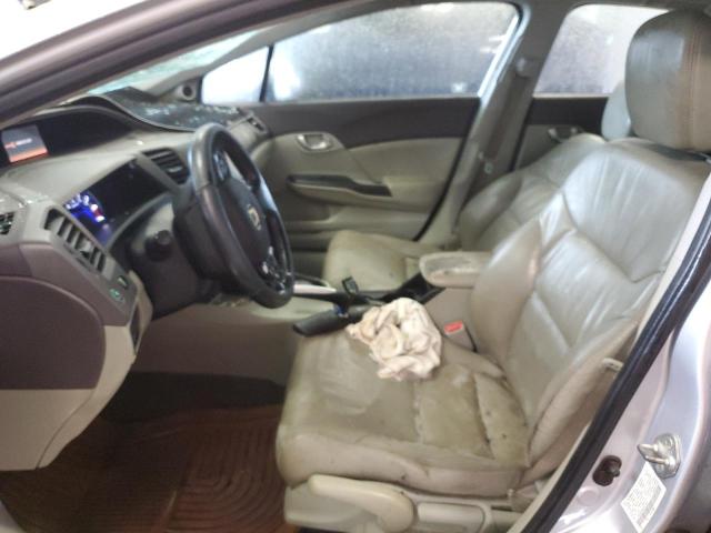 19XFB2F98CE041400 - 2012 HONDA CIVIC EXL GRAY photo 7