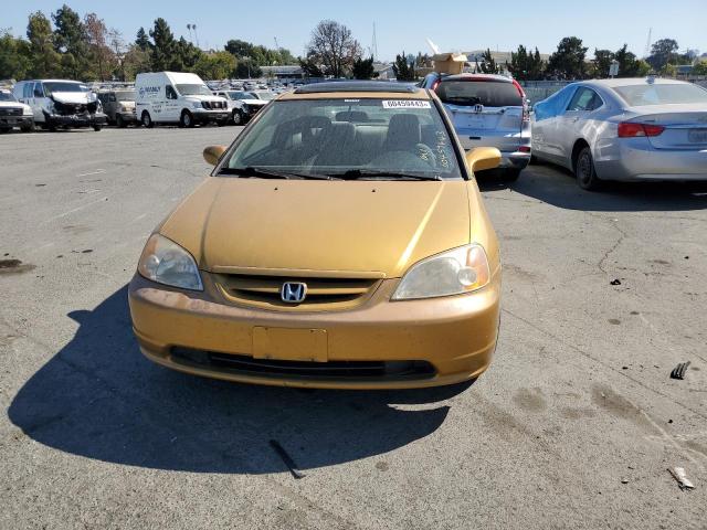 1HGEM229X1L027886 - 2001 HONDA CIVIC SI GOLD photo 5