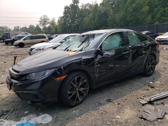 2HGFC2F81KH569854 - 2019 HONDA CIVIC SPORT BLACK photo 1