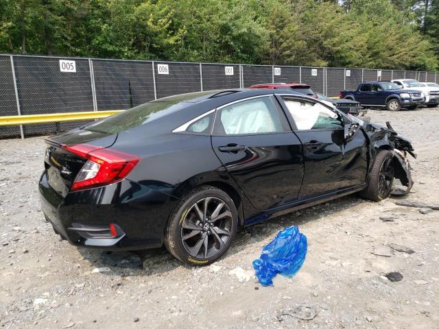 2HGFC2F81KH569854 - 2019 HONDA CIVIC SPORT BLACK photo 3