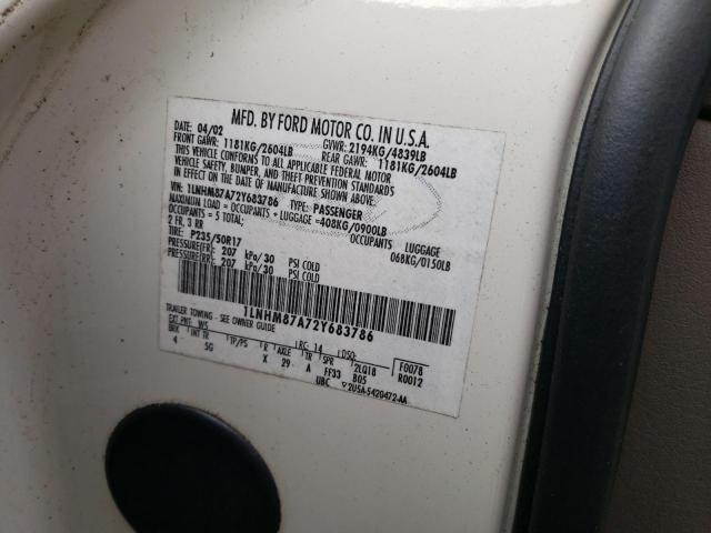 1LNHM87A72Y683786 - 2002 LINCOLN LS Ağ foto 13