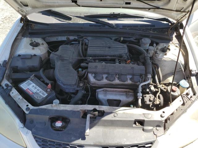 1HGEM21175L050625 - 2005 HONDA CIVIC DX VP თეთრი ფოტო 11