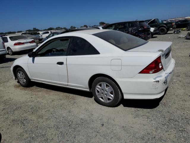 1HGEM21175L050625 - 2005 HONDA CIVIC DX VP WHITE photo 2