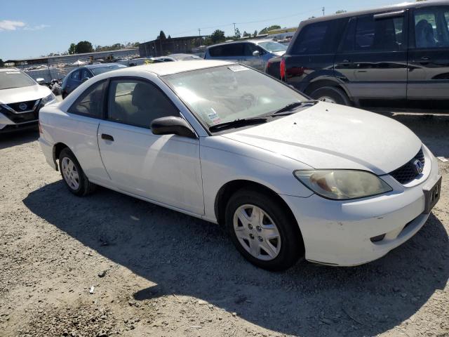 1HGEM21175L050625 - 2005 HONDA CIVIC DX VP თეთრი ფოტო 4
