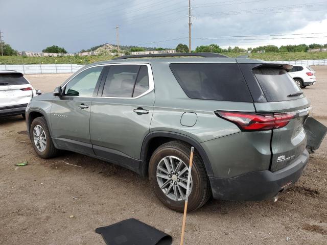 1GNEVGKW7PJ165329 - 2023 CHEVROLET TRAVERSE LT GREEN photo 2