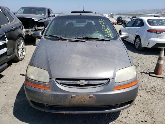 KL1TD62685B361436 - 2005 CHEVROLET AVEO BASE BEIGE photo 5