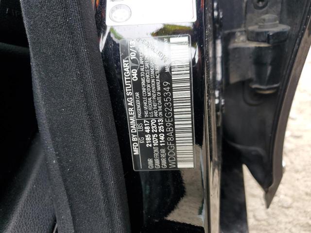 WDDGF8AB9EG235349 - 2014 MERCEDES-BENZ C 300 4MATIC BLACK photo 12