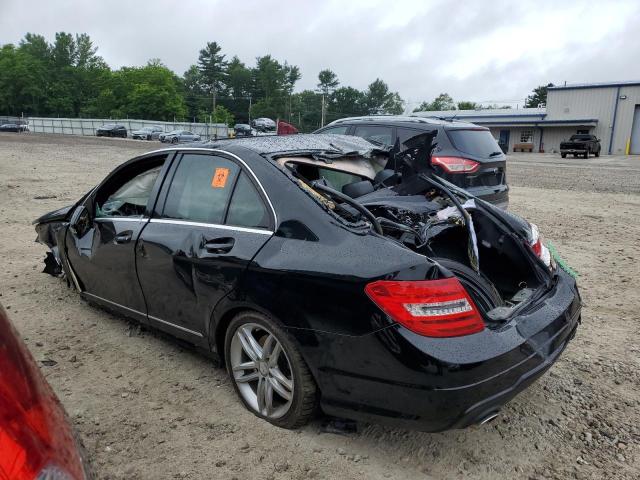 WDDGF8AB9EG235349 - 2014 MERCEDES-BENZ C 300 4MATIC BLACK photo 2