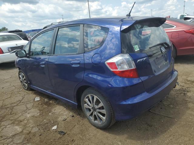 JHMGE8H60DC049354 - 2013 HONDA FIT SPORT BLUE photo 2