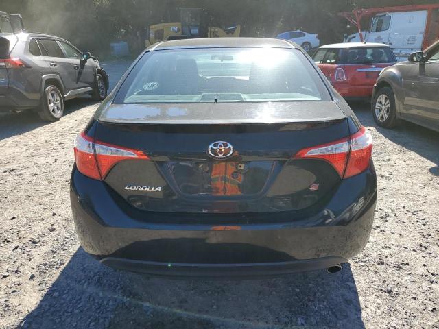 2T1BURHE0FC363527 - 2015 TOYOTA COROLLA L BLACK photo 6