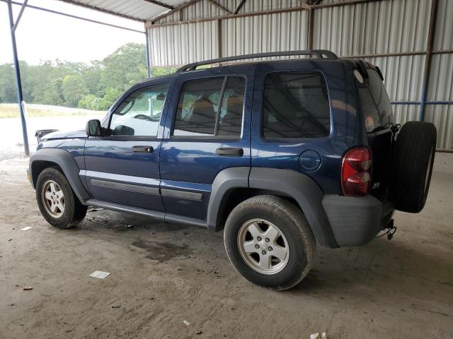 1J4GK48K06W254703 - 2006 JEEP LIBERTY SPORT BLUE photo 2