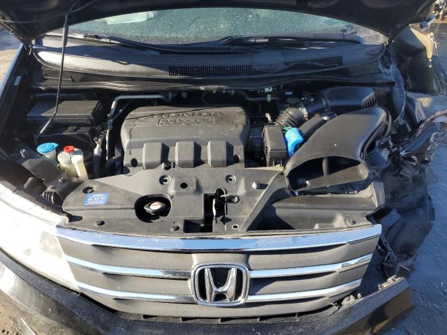 5FNRL5H63CB038011 - 2012 HONDA ODYSSEY EXL შავი ფოტო 12