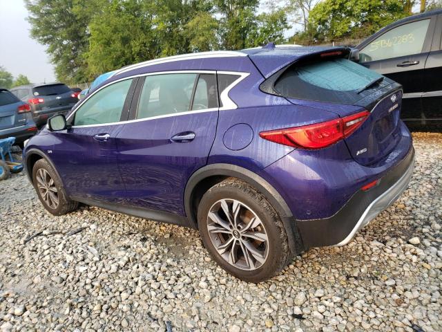 SJKCH5CR8HA036602 - 2017 INFINITI QX30 BASE BLUE photo 2