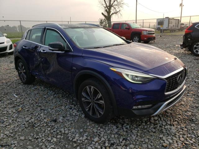 SJKCH5CR8HA036602 - 2017 INFINITI QX30 BASE BLUE photo 4