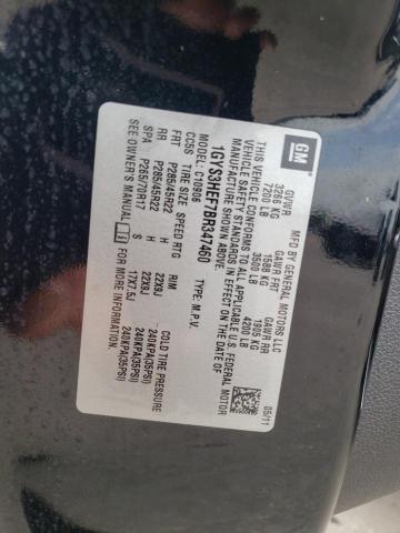 1GYS3HEF7BR347460 - 2011 CADILLAC ESCALADE ESV LUXURY BLACK photo 13