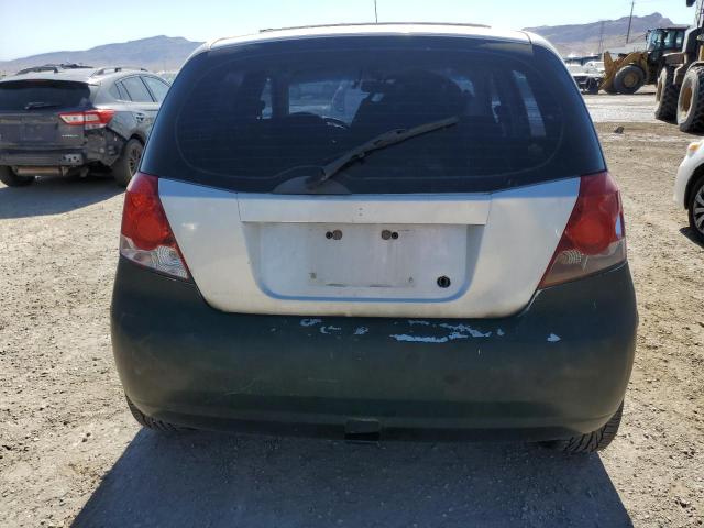 KL1TD66668B113751 - 2008 CHEVROLET AVEO BASE Gümüş foto 6